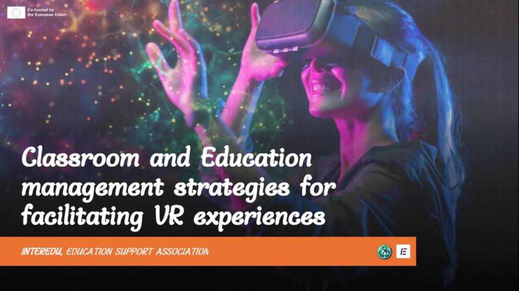 VR learning project visual created for InterEdu's classroom strategies article